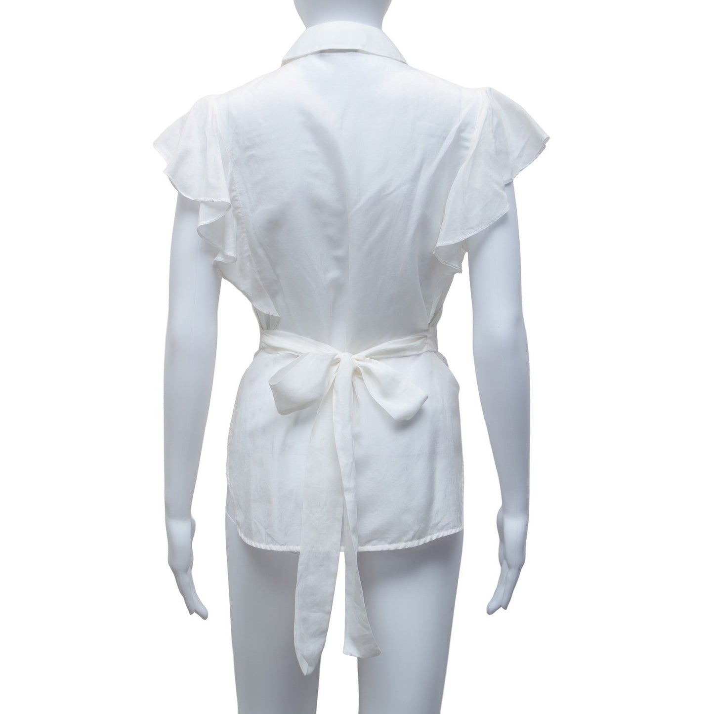 Elisabetta Franchi Pearl Embellished Blouse Top Size IT 42 / US 6 / UK 10