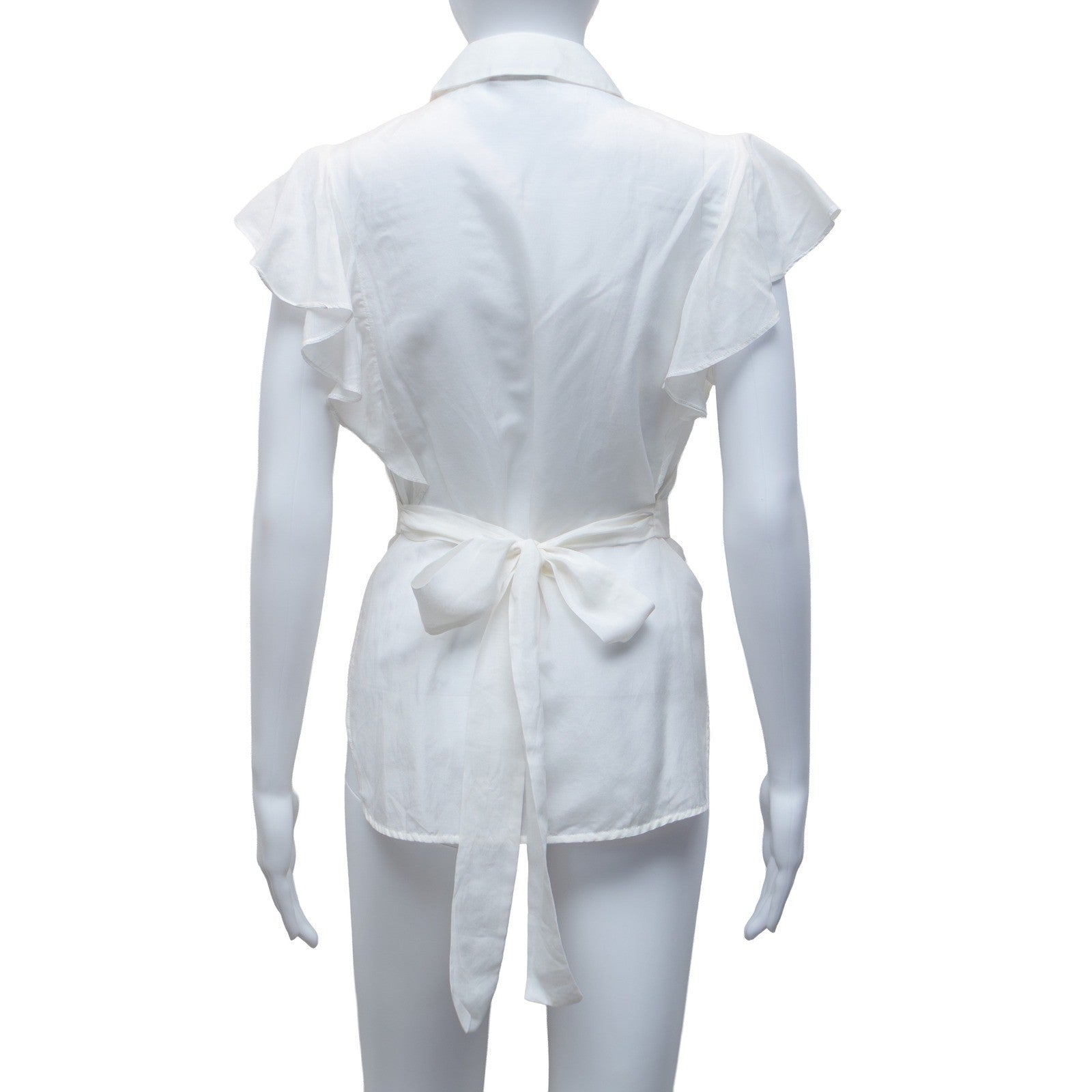 Elisabetta Franchi Pearl Embellished Blouse Top Size IT 42 / US 6 / UK 10
