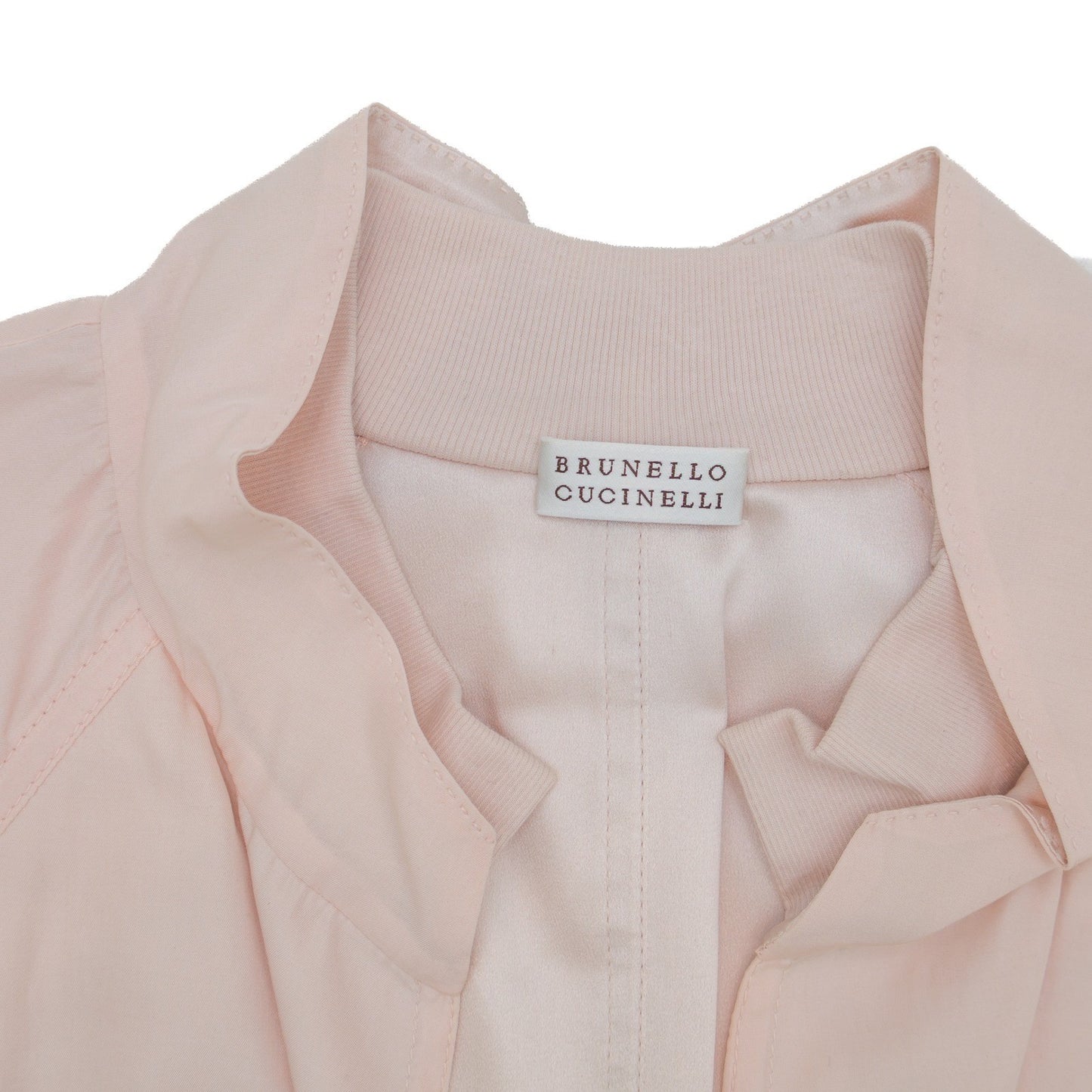 Brunello Cucinelli Vintage Blush Pink Short Sleeve Blazer Top IT 42 | US 6 UK 10