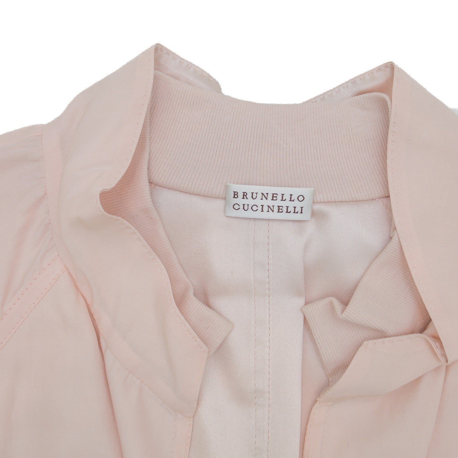 Brunello Cucinelli Vintage Blush Pink Short Sleeve Blazer Top IT 42 | US 6 UK 10