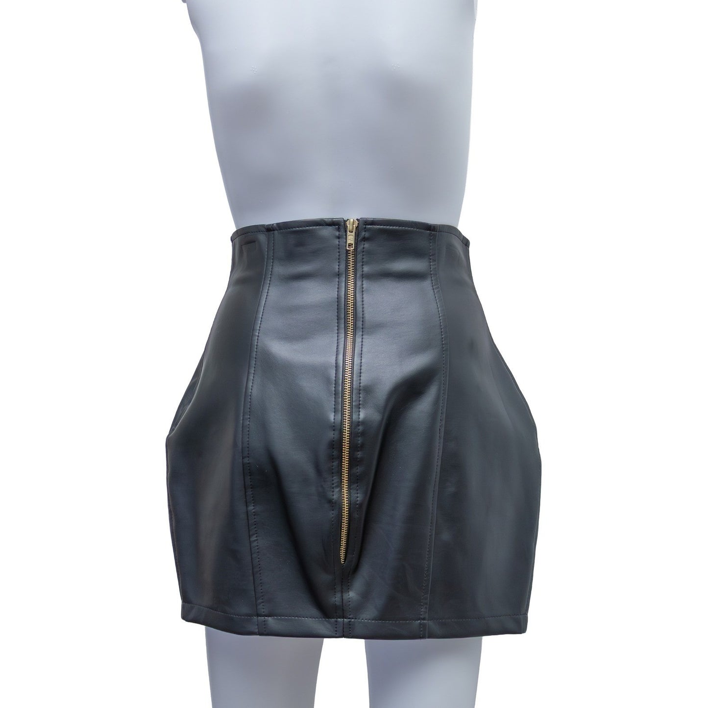 The Dolls House Embellished Faux Leather Mini Skirt – Size M
