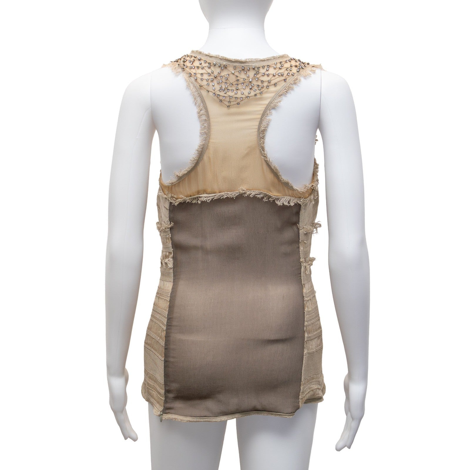 Mirco Giovannini Embellished Linen Tunic & Cropped Jacket Set - Size IT 44