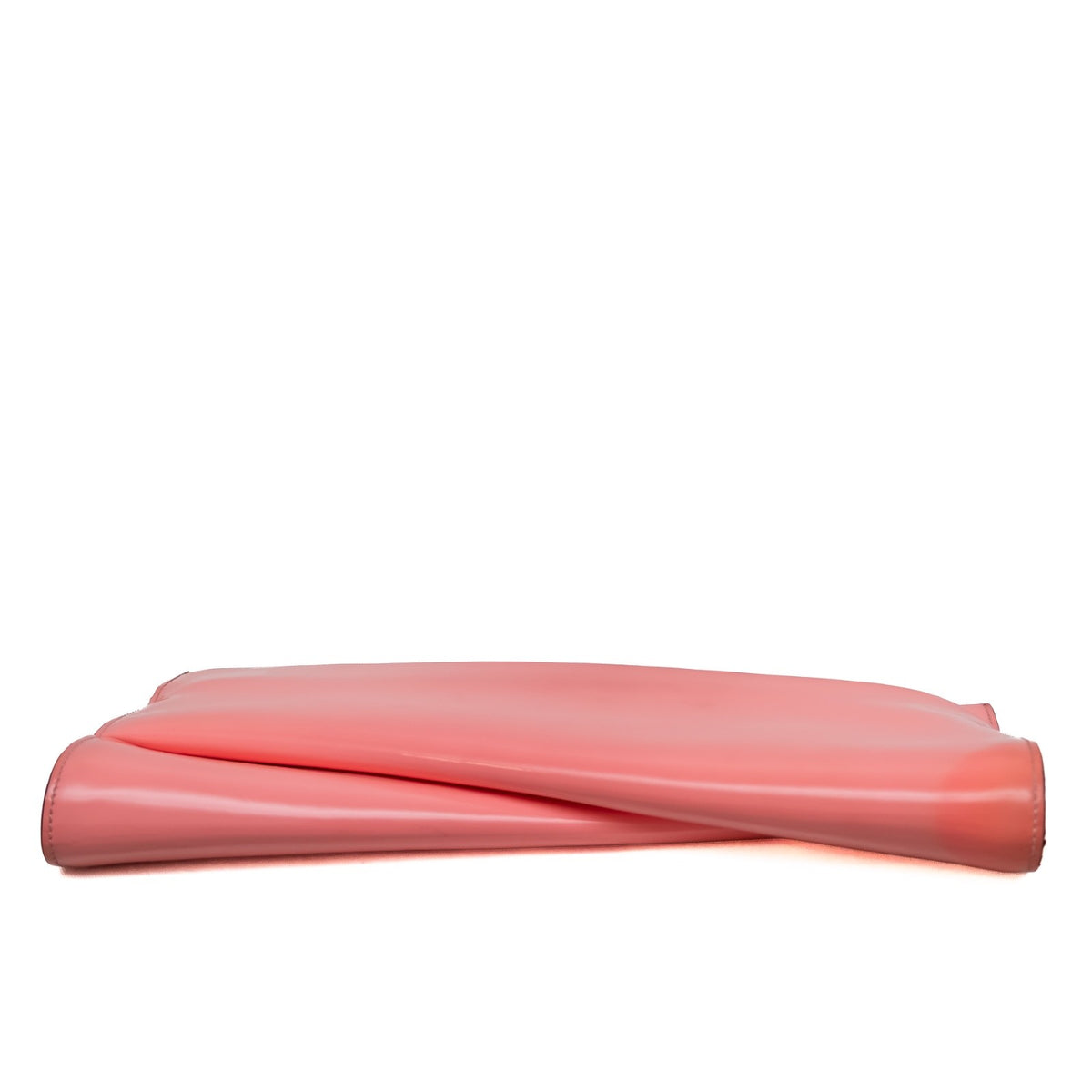 Christian Louboutin “Loubitwist” Clutch/Shoulder Bag Patent Leather Pink