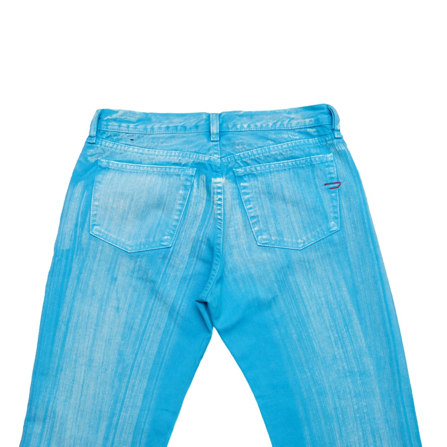 Diesel Matic Flare Jeans Blue Low Rise Stretch Denim Italy Women’s Size US 8