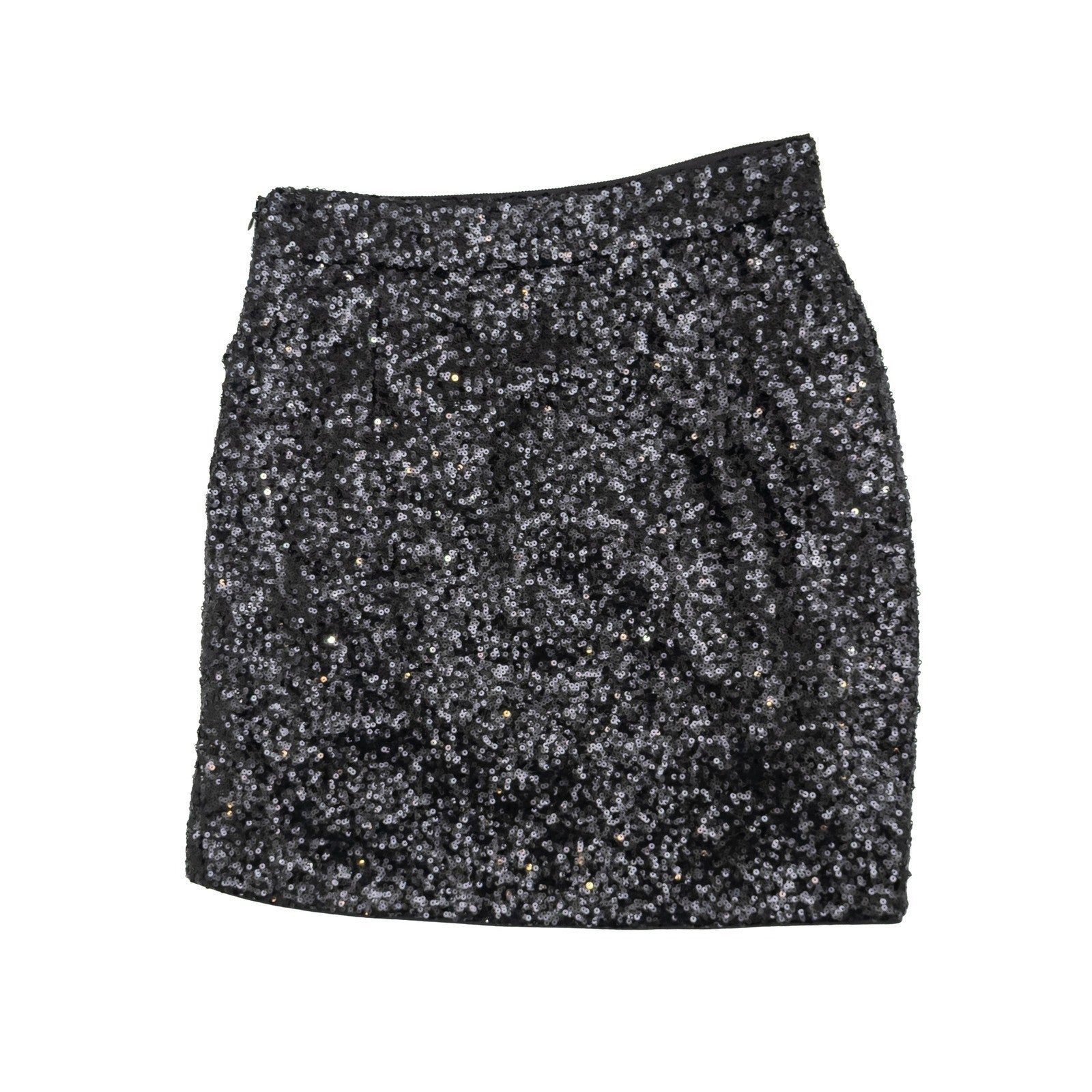 Pinko Vintage Black Sequin Embellished Mini Skirt EU 38 US 6 UK 10