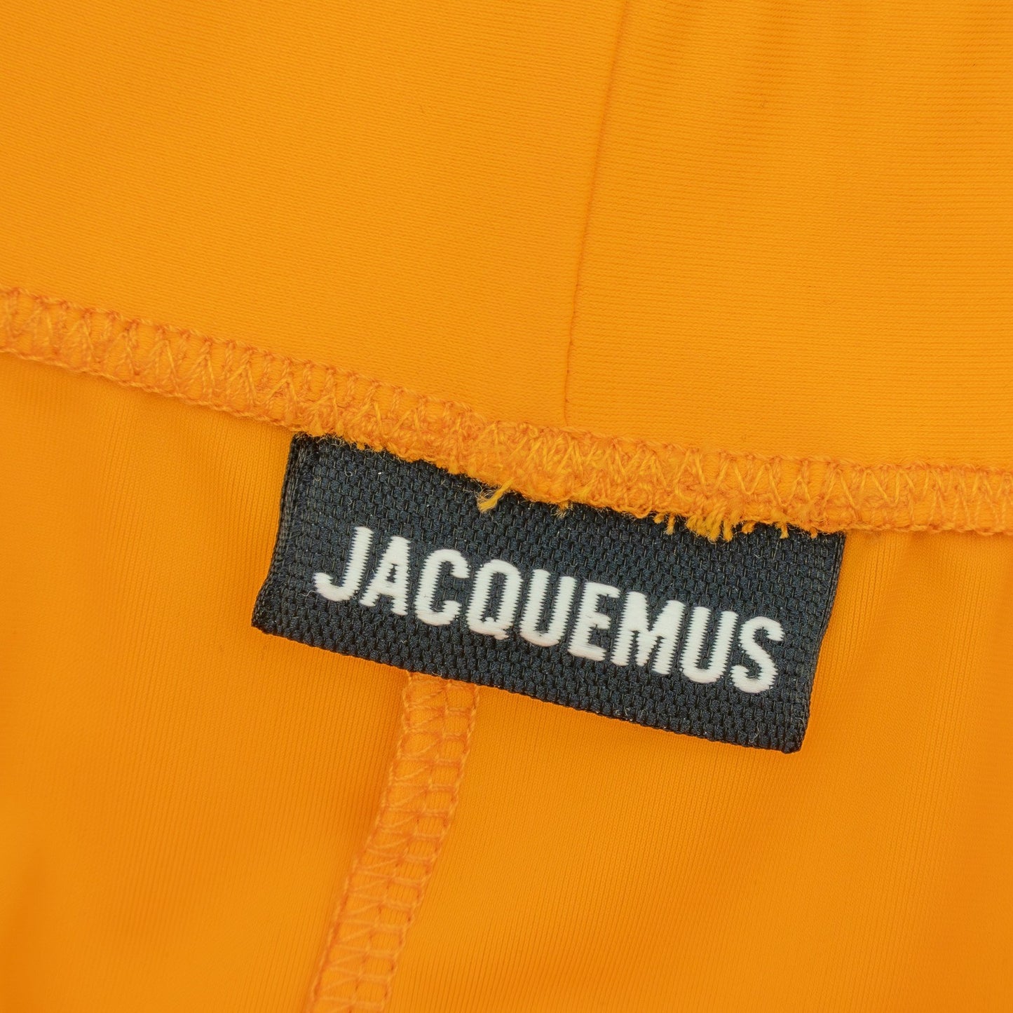 Jacquemus La Jupe Tuba Orange Nylon Maxi Skirt Size S