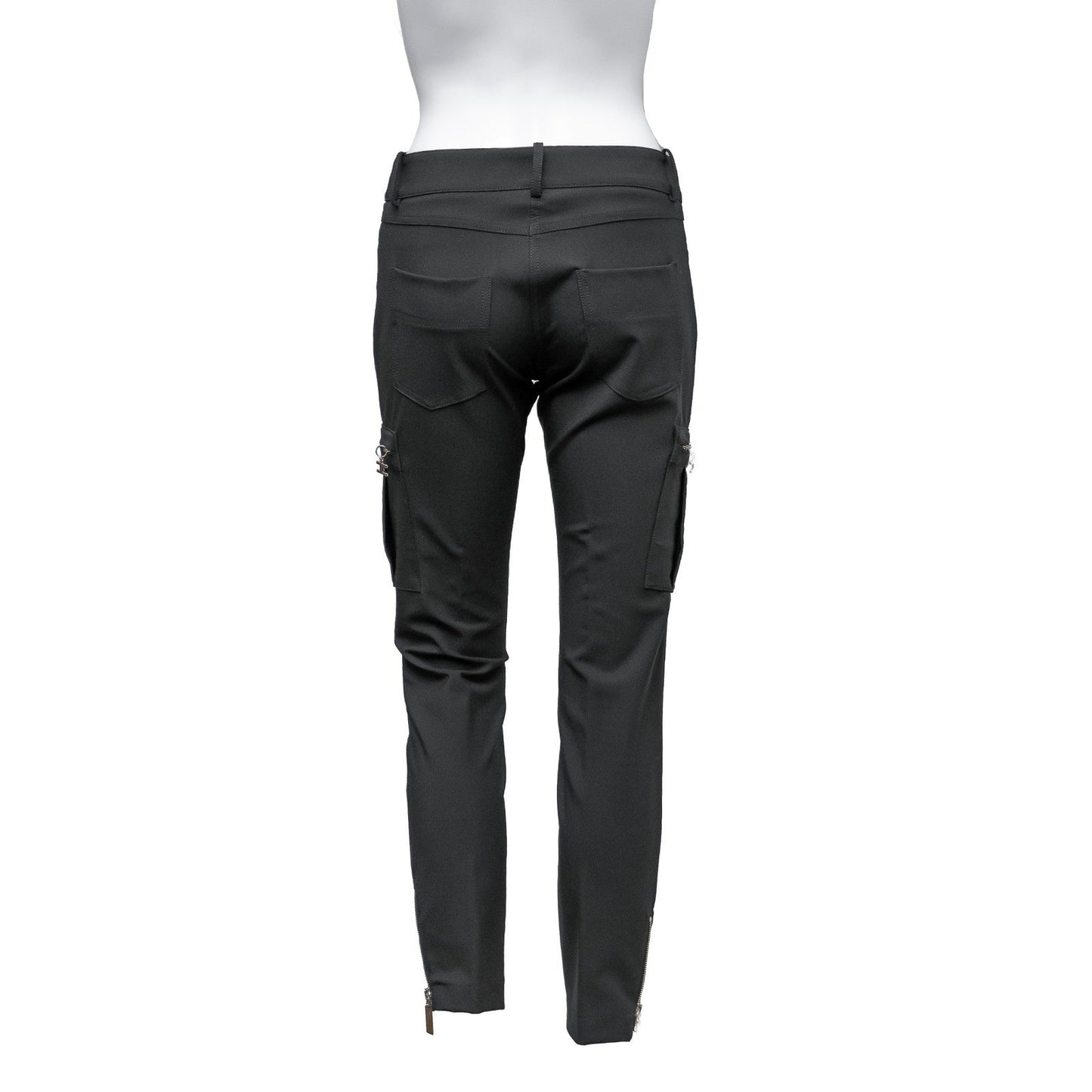 Elisabetta Franchi Women's Black Cargo Trousers Pants Size IT 42 / US 6