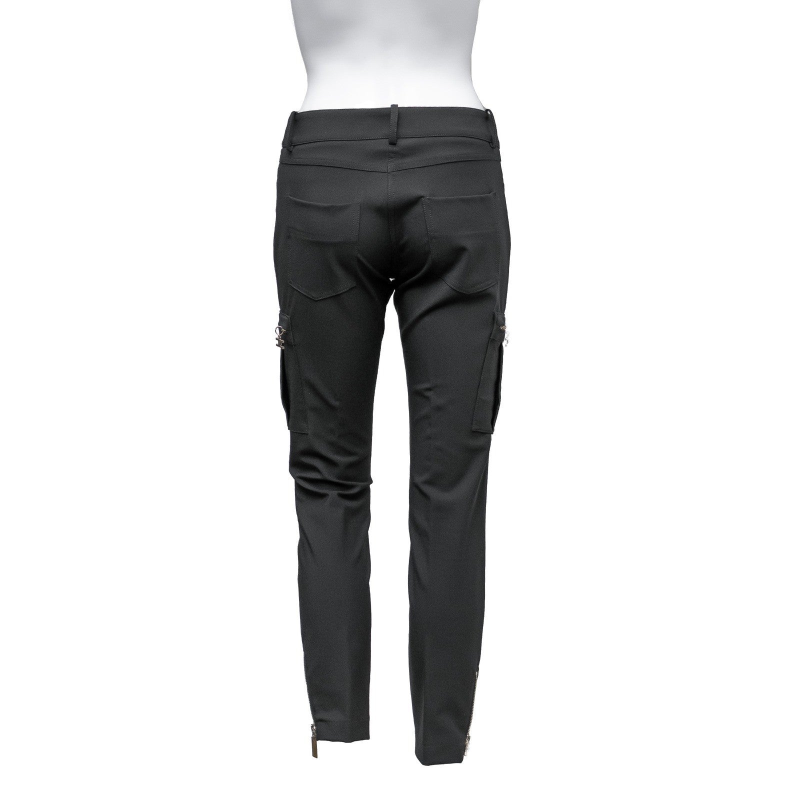 Elisabetta Franchi Women's Black Cargo Trousers Pants Size IT 42 / US 6