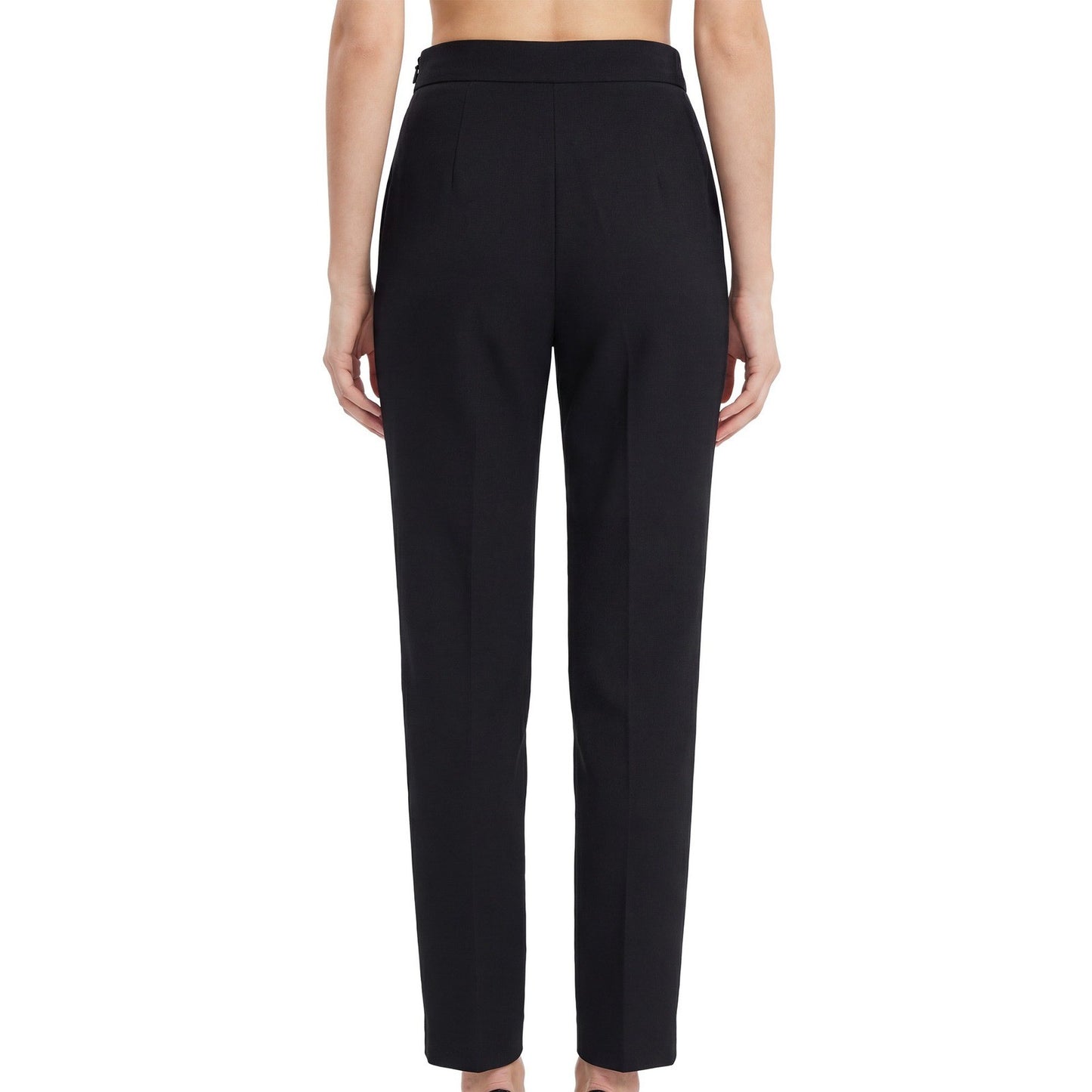 Elisabetta Franchi Women's Tailored Pants – Black – IT 42 - US 4