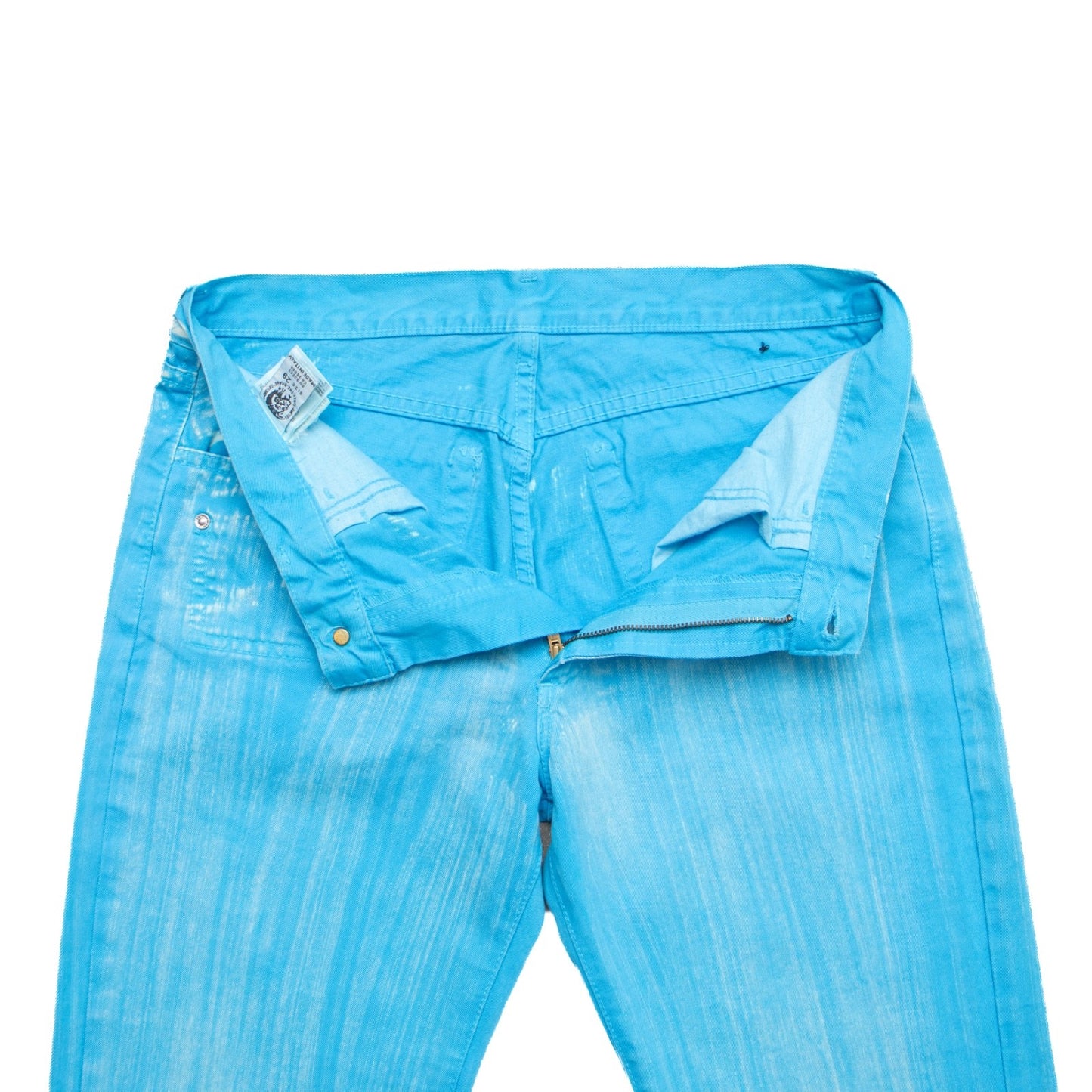Diesel Matic Flare Jeans Blue Low Rise Stretch Denim Italy Women’s Size US 8