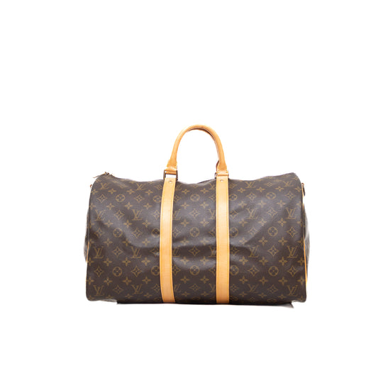 LOUIS VUITTON KEEPALL 45 DUFFLE HANDBAG MONOGRAM