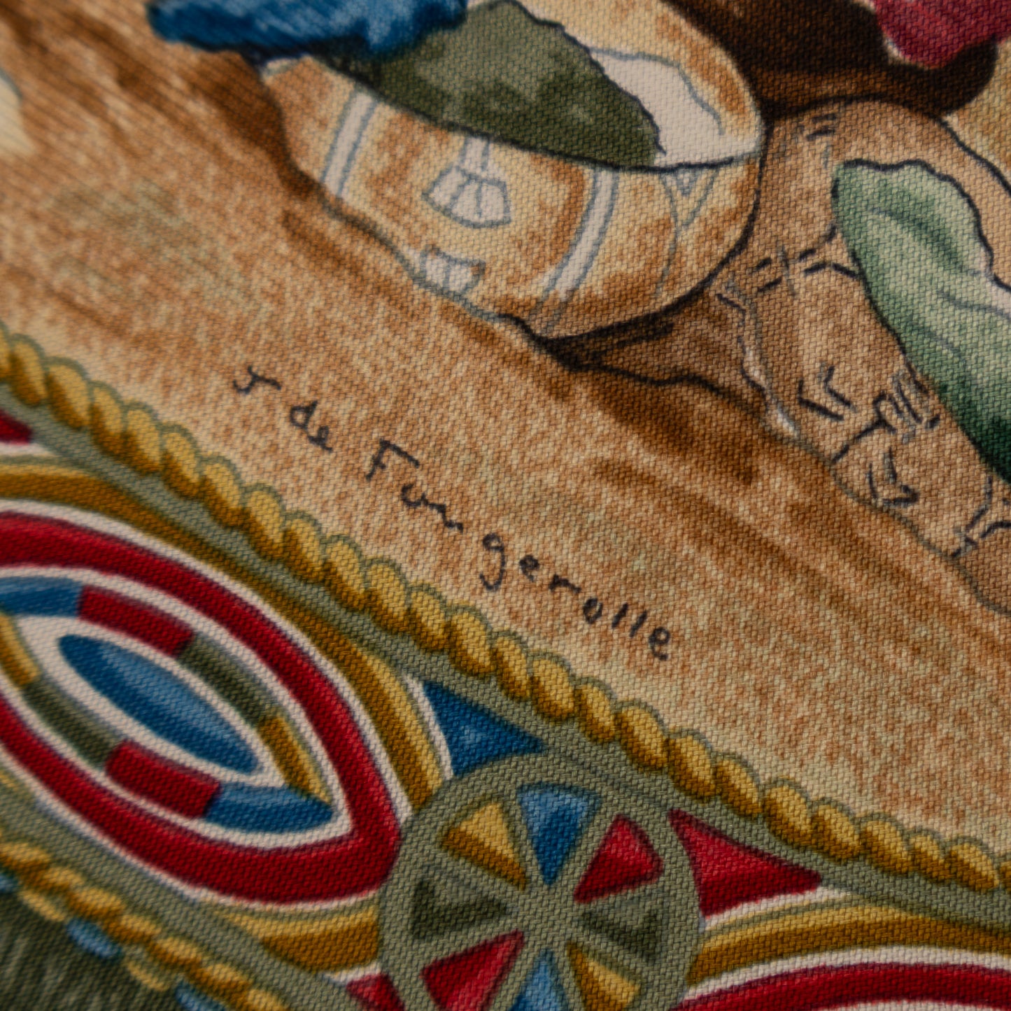 Hermès “Cavaliers Peuls” Silk Scarf by J. de Fougerolle | 90cm