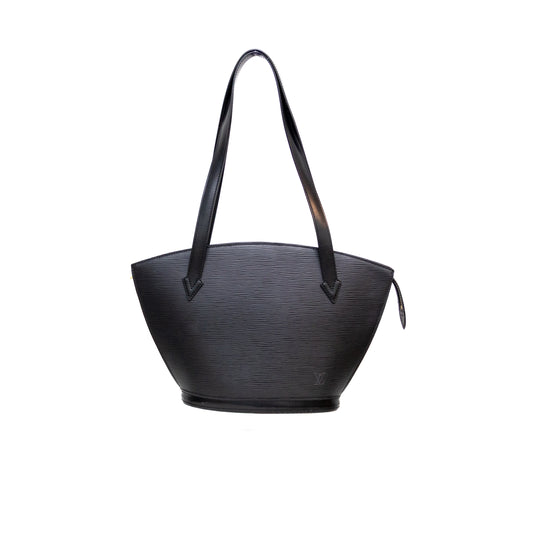 Louis Vuitton Saint Jacques PM Tote Bag – Black Epi Leather – Authentic