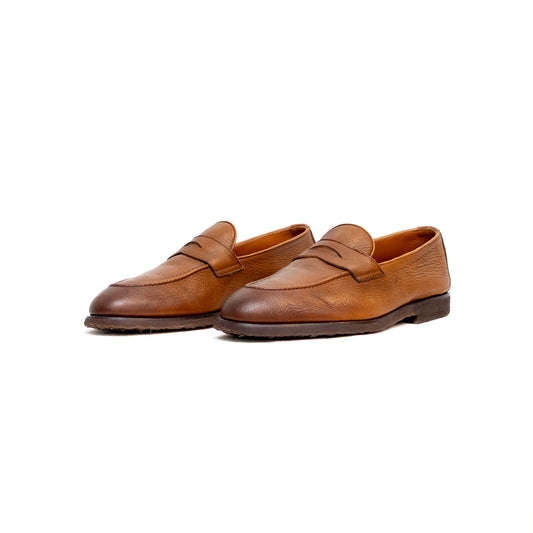Brunello Cucinelli Men’s Tan Leather&nbsp; Penny Loafers – Size EU 42 / US 9&nbsp;