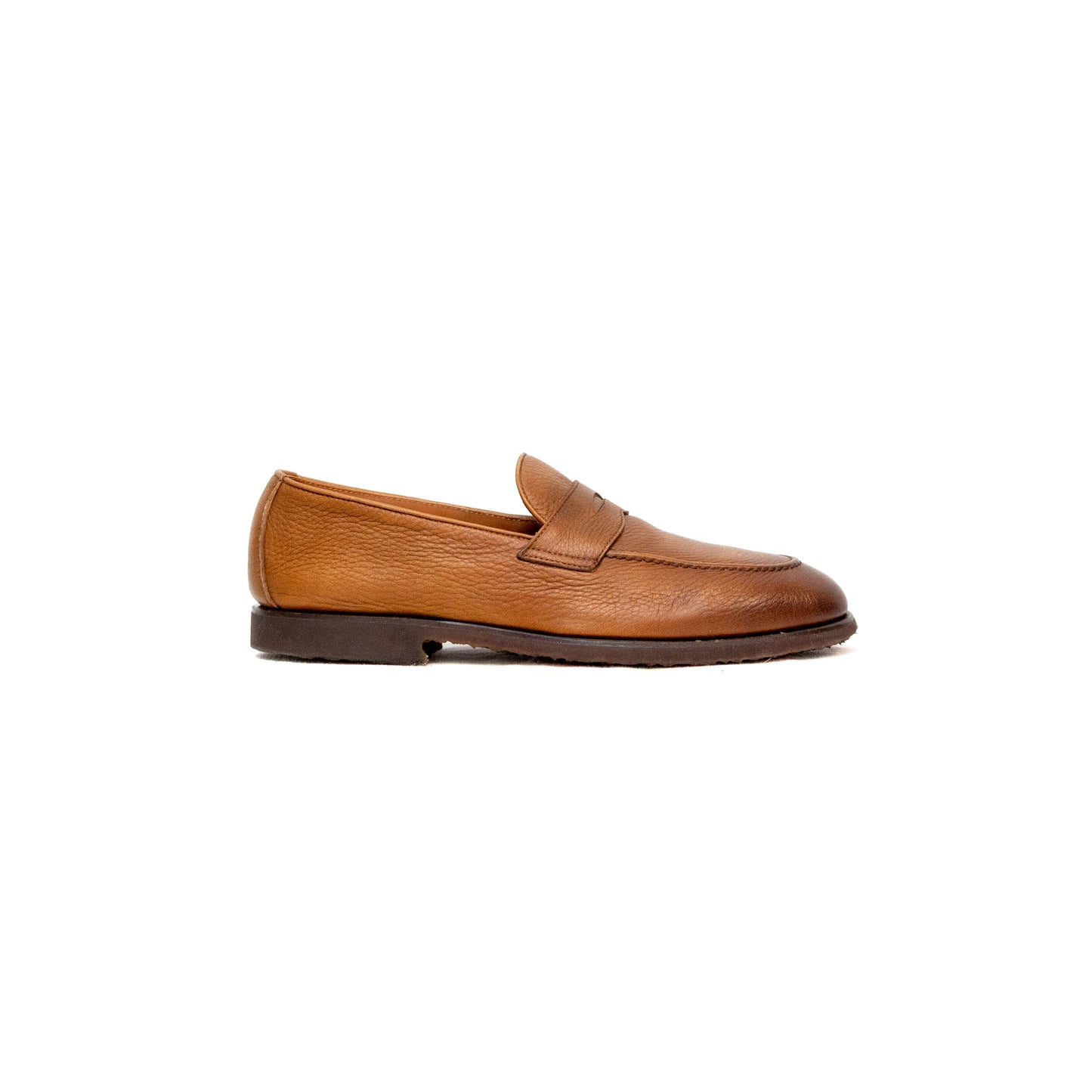 Brunello Cucinelli Men’s Tan Leather&nbsp; Penny Loafers – Size EU 42 / US 9&nbsp;