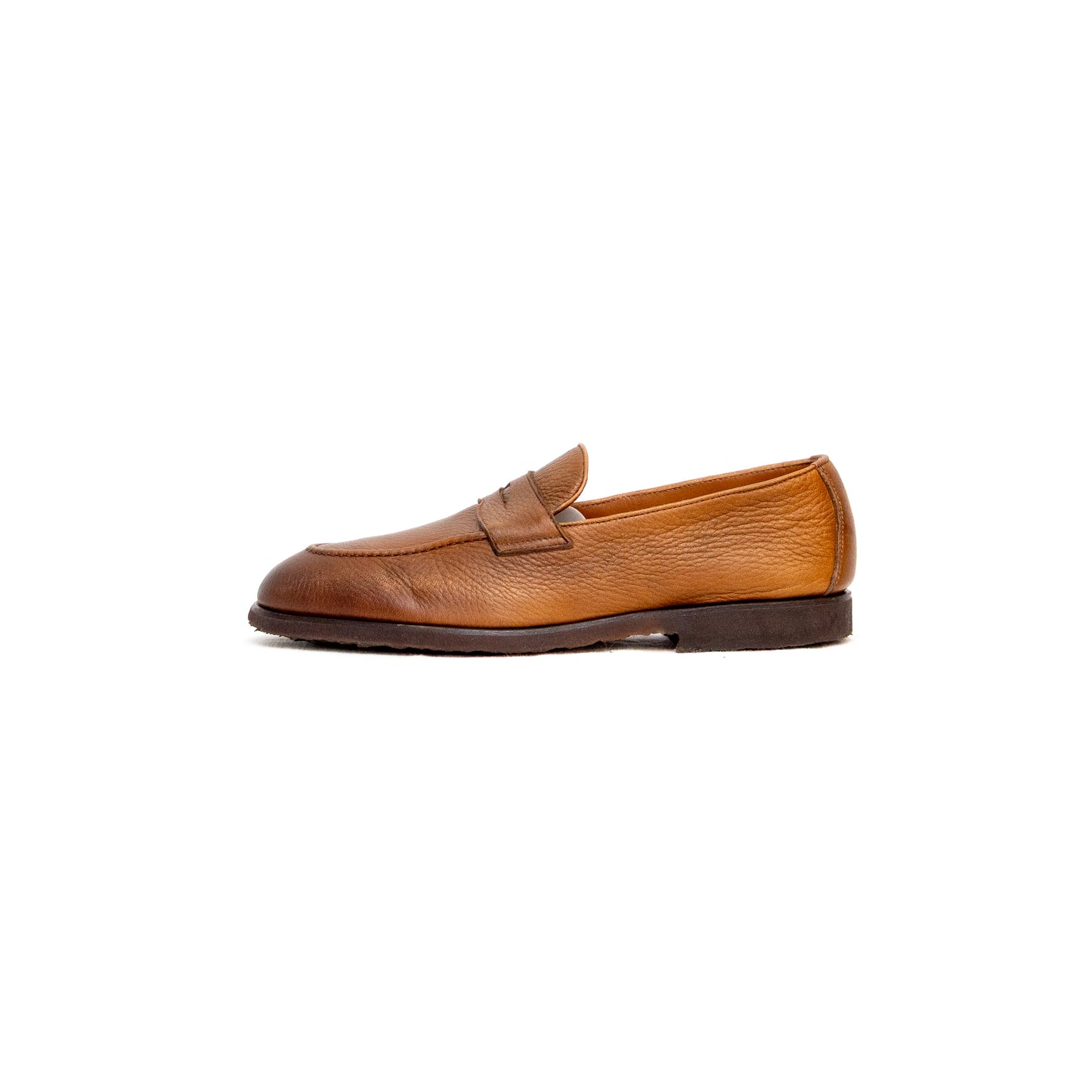Brunello Cucinelli Men’s Tan Leather&nbsp; Penny Loafers – Size EU 42 / US 9&nbsp;