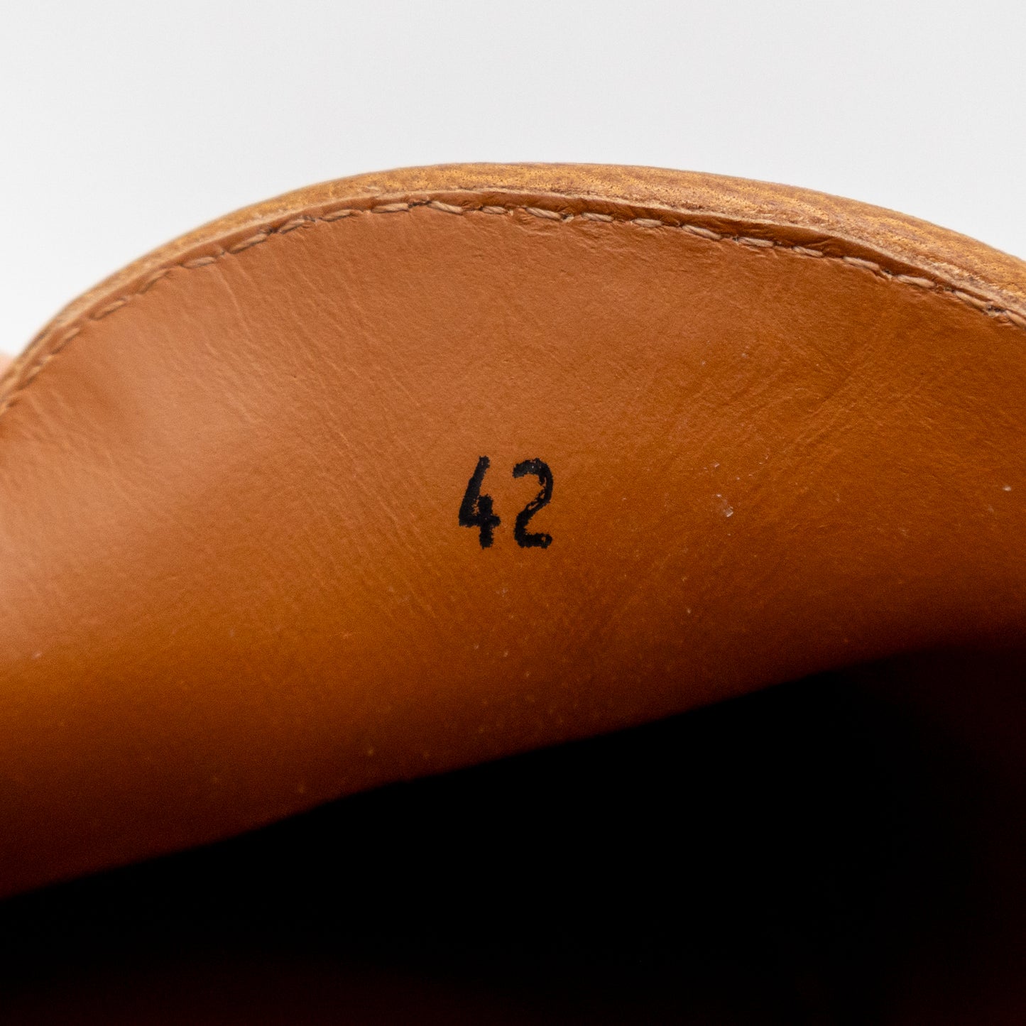 Brunello Cucinelli Men’s Tan Leather&nbsp; Penny Loafers – Size EU 42 / US 9&nbsp;