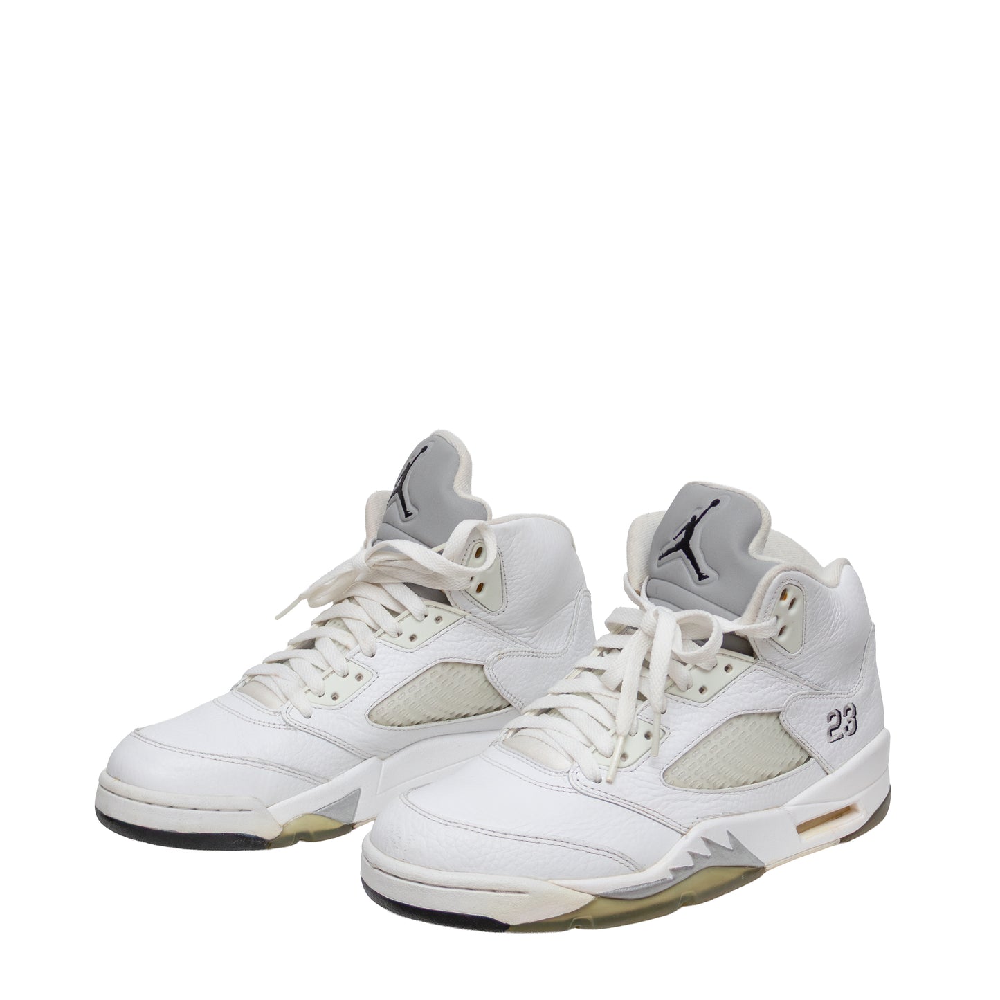 Nike Air Jordan 5 Retro White Metallic 2014 - Size US 8 / UK 7 / EU 41
