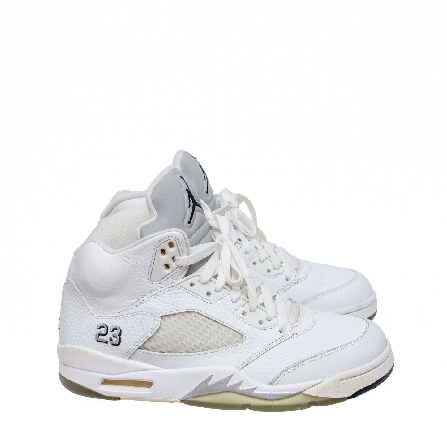 Nike Air Jordan 5 Retro White Metallic 2014 - Size US 8 / UK 7 / EU 41