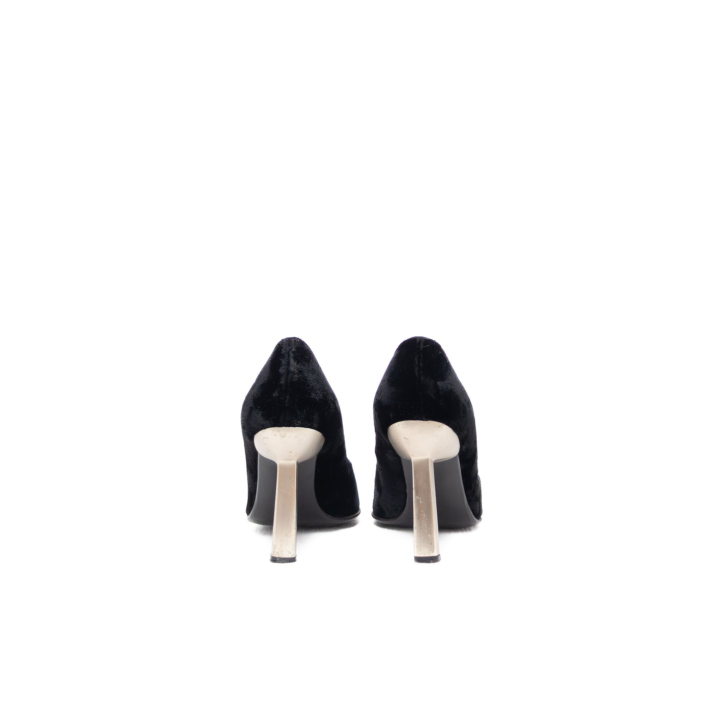 Giuseppe Zanotti Black Velvet Dragonfly Crystal Embellished Heels – Size EU 36 / UK 3.5 / US 6