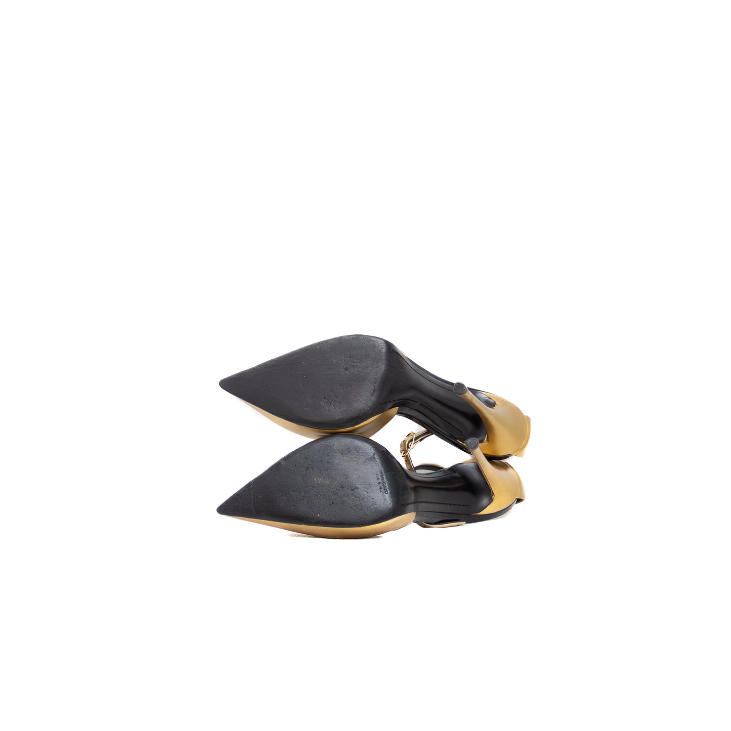Giuseppe Zanotti Gold Ankle Strap Pumps  Size US 6 / UK 3.5 / EU 36