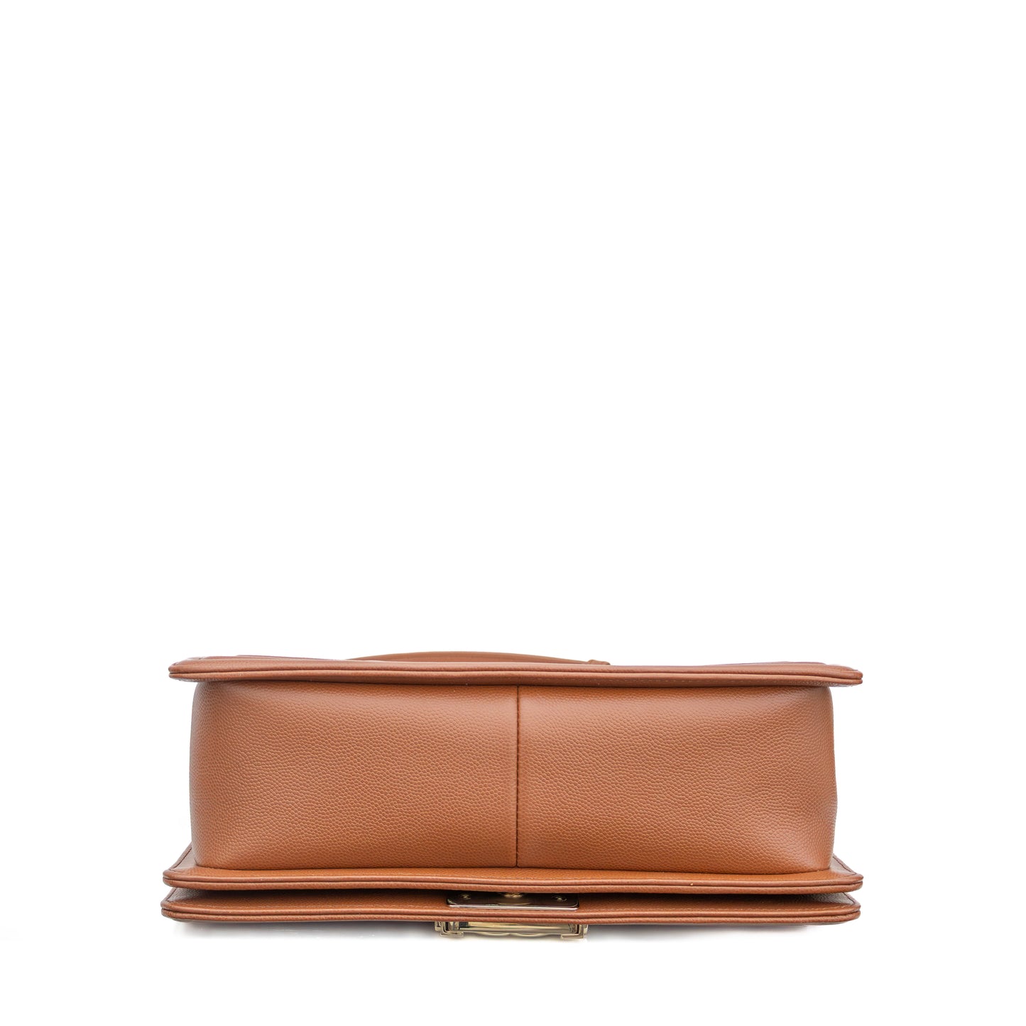 👜 Chanel Boy Bag Medium – Caramel Quilted Caviar Leather with Gold Hardware – Excellent Condition