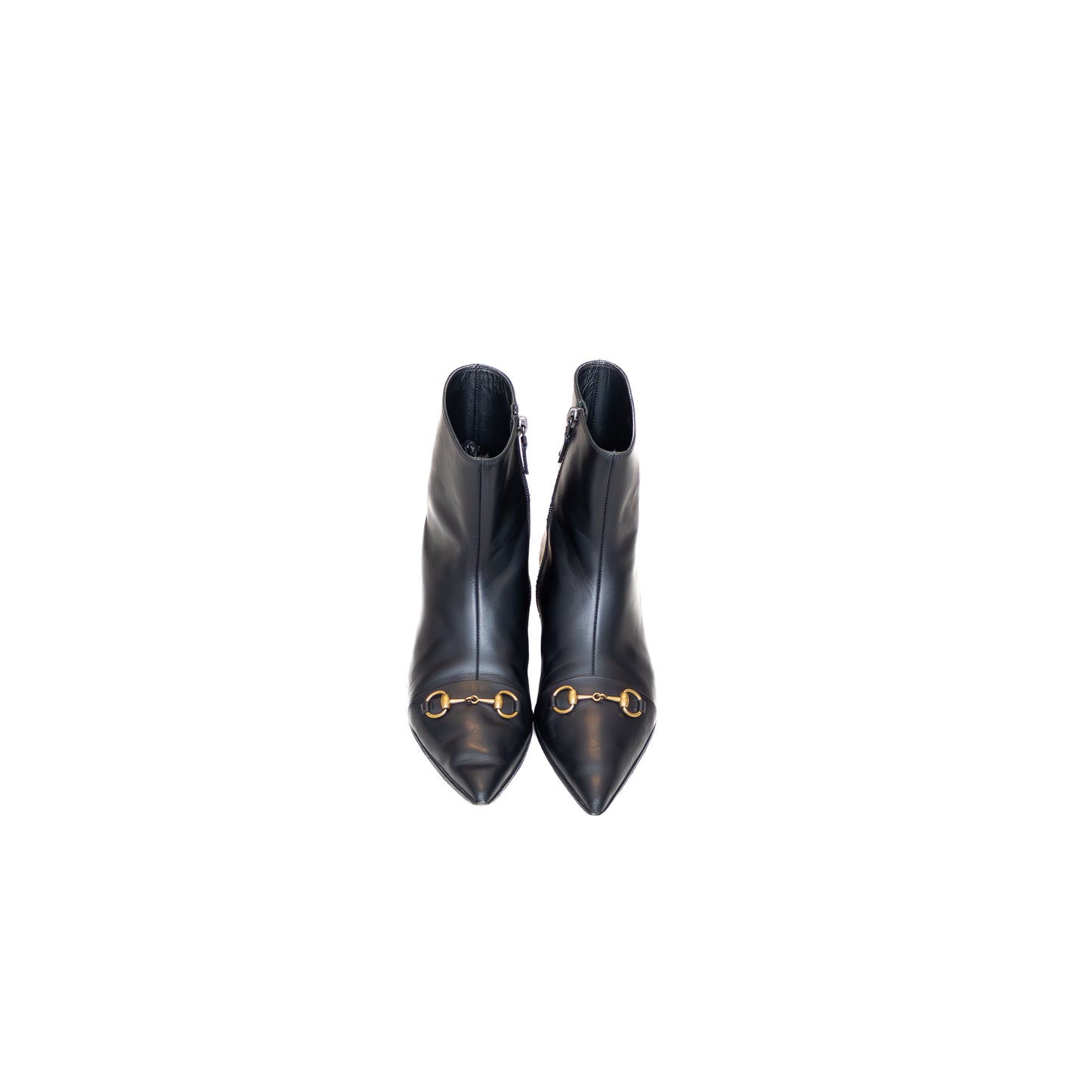 Gucci Horsebit Ankle Boots – Black Leather – Made in Italy – Size EU 37 / UK 4 / US 7