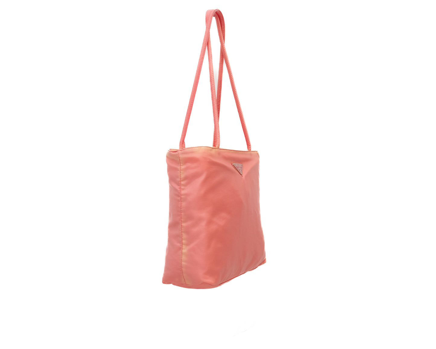 Rare Prada Tessuto Nylon Tote Bag in Bright Pink