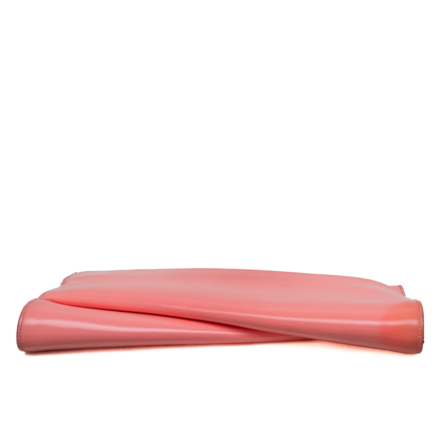 Christian Louboutin Pink Patent Leather Bow-Shaped Clutch Bag