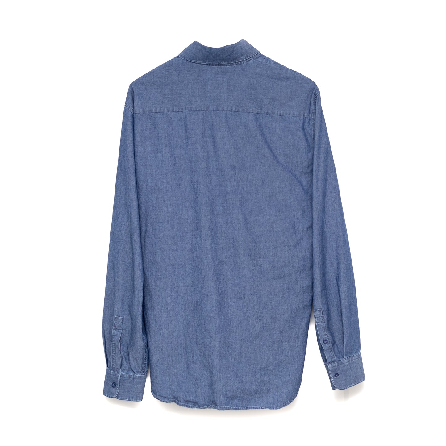 Sandro Paris Men’s Shirt Size:L Button Up Chambray Long Sleeve Cotton
