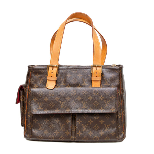 Louis Vuitton LV Hand Bag Multipli Cite Brown Monogram