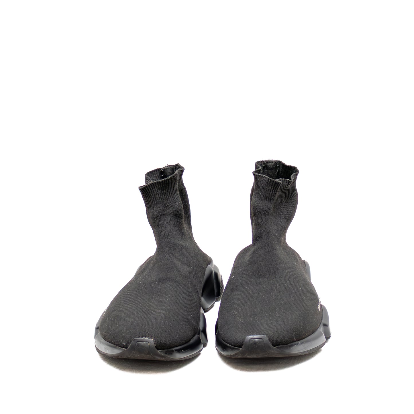 Balenciaga Speed Trainer 2.0 Black Knit Sock Sneakers – Estimated Size EU 44 / US 11