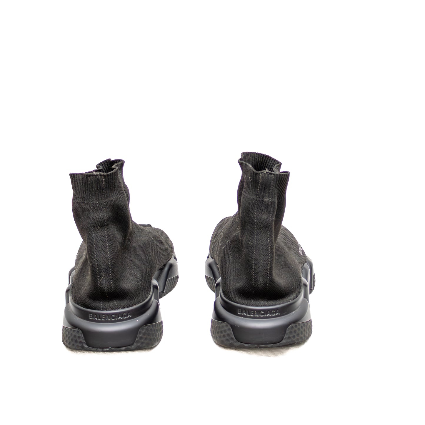 Balenciaga Speed Trainer 2.0 Black Knit Sock Sneakers – Estimated Size EU 44 / US 11