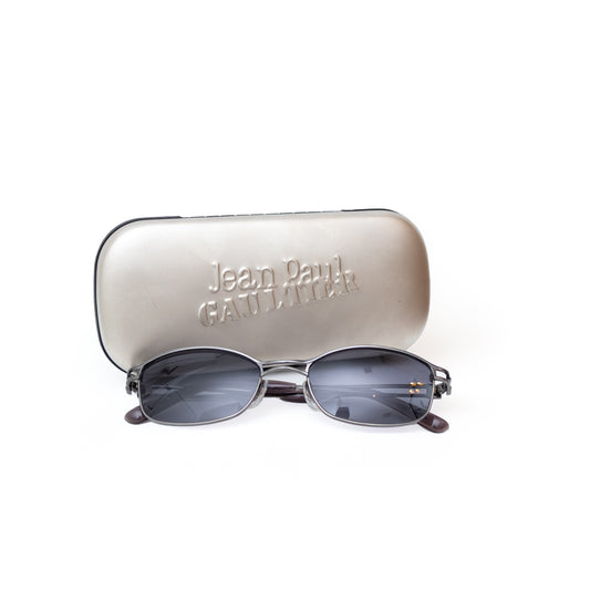 RARE Jean Paul Gaultier 560029 Vintage Oval Sunglasses with Case – Made in Japan
