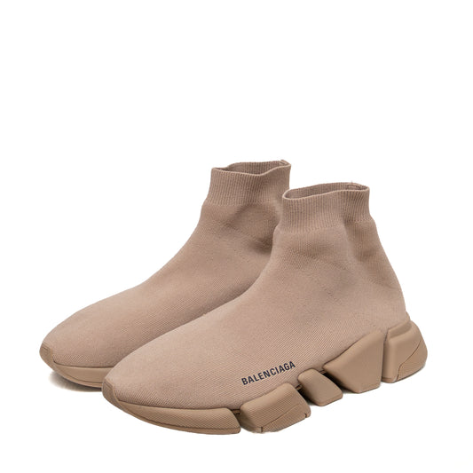 Balenciaga Speed 2.0 Sneakers Beige / Taupe – Size 10 US / 9 UK