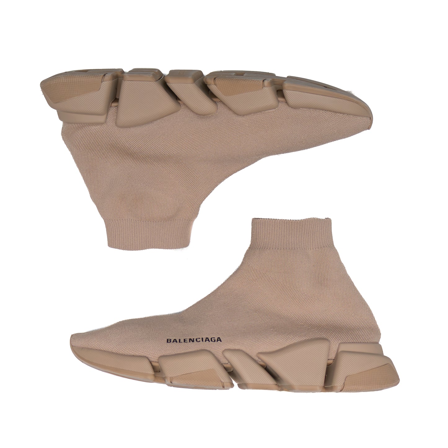 Balenciaga Speed 2.0 Sneakers Beige / Taupe – Size 10 US / 9 UK