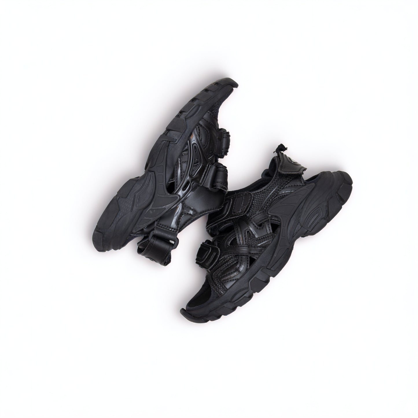 Balenciaga Track Sandals for Kids – Black – Size EU 30 / US 12.5 / UK 11.5