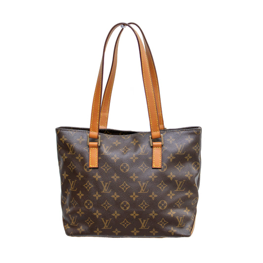Louis Vuitton Cabas Piano Tote Bag Monogram Canvas Vintage Shoulder Bag