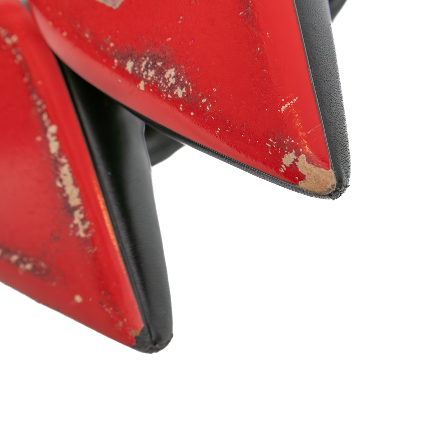 Christian Louboutin Black Leather Over-the-Knee Boots – Size EU 37 / US 7