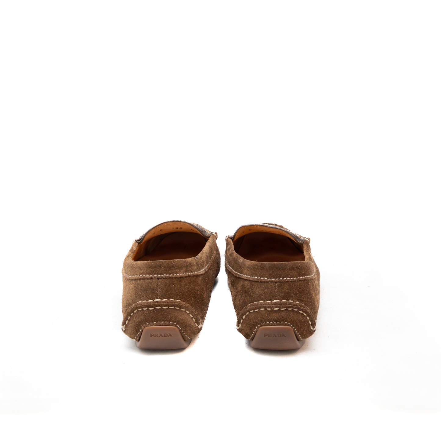 Prada Suede Driving Loafers – Brown – Size US 9 / EU 39 / UK 6.5 – Women’s