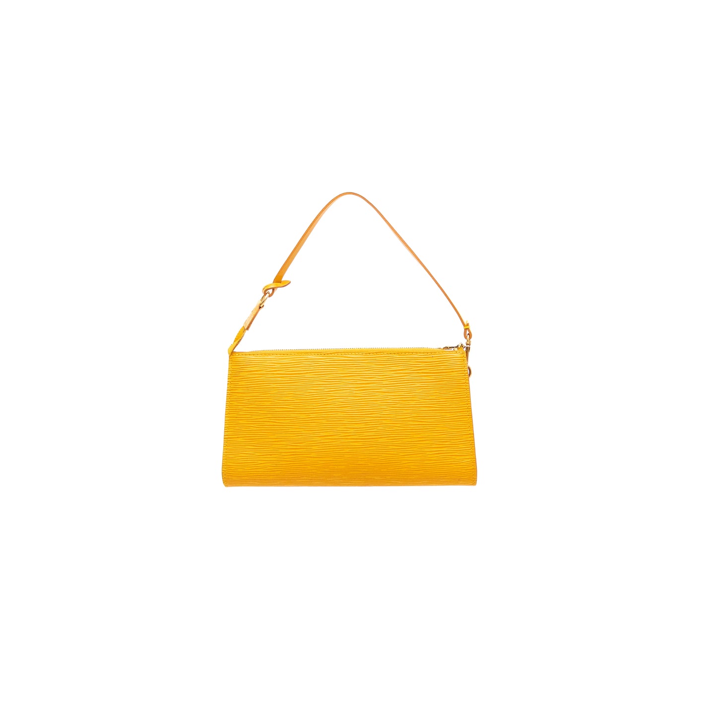Louis Vuitton Yellow Epi Leather Pochette Accessoires Shoulder Bag – Made in France – AR0022