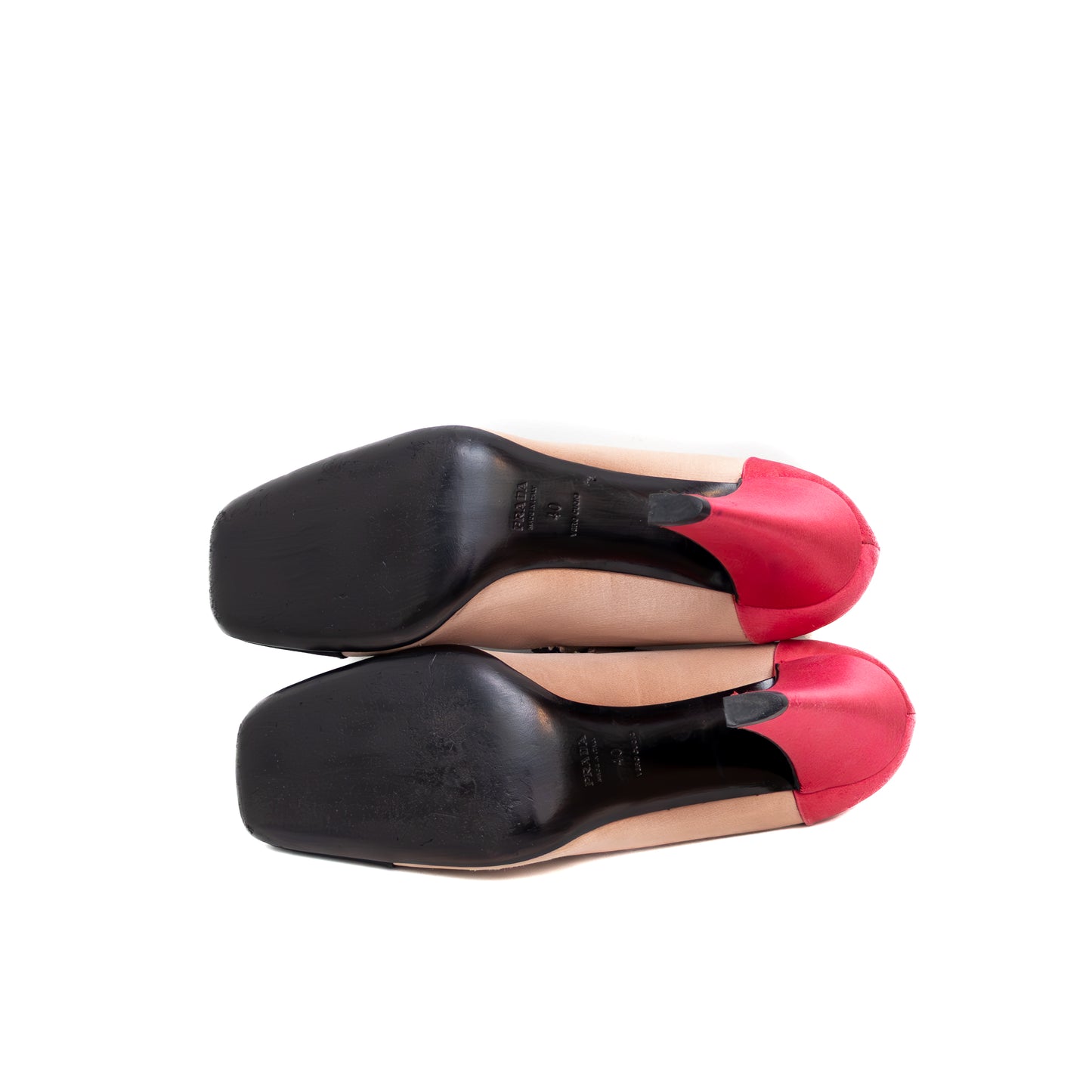 Prada F/W 2007 Three-Tone Satin Mary Jane Heels – Size IT 40 / US 10
