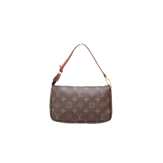 Authentic Louis Vuitton Monogram Pochette  Shoulder Bag – SD0095 – Made in USA