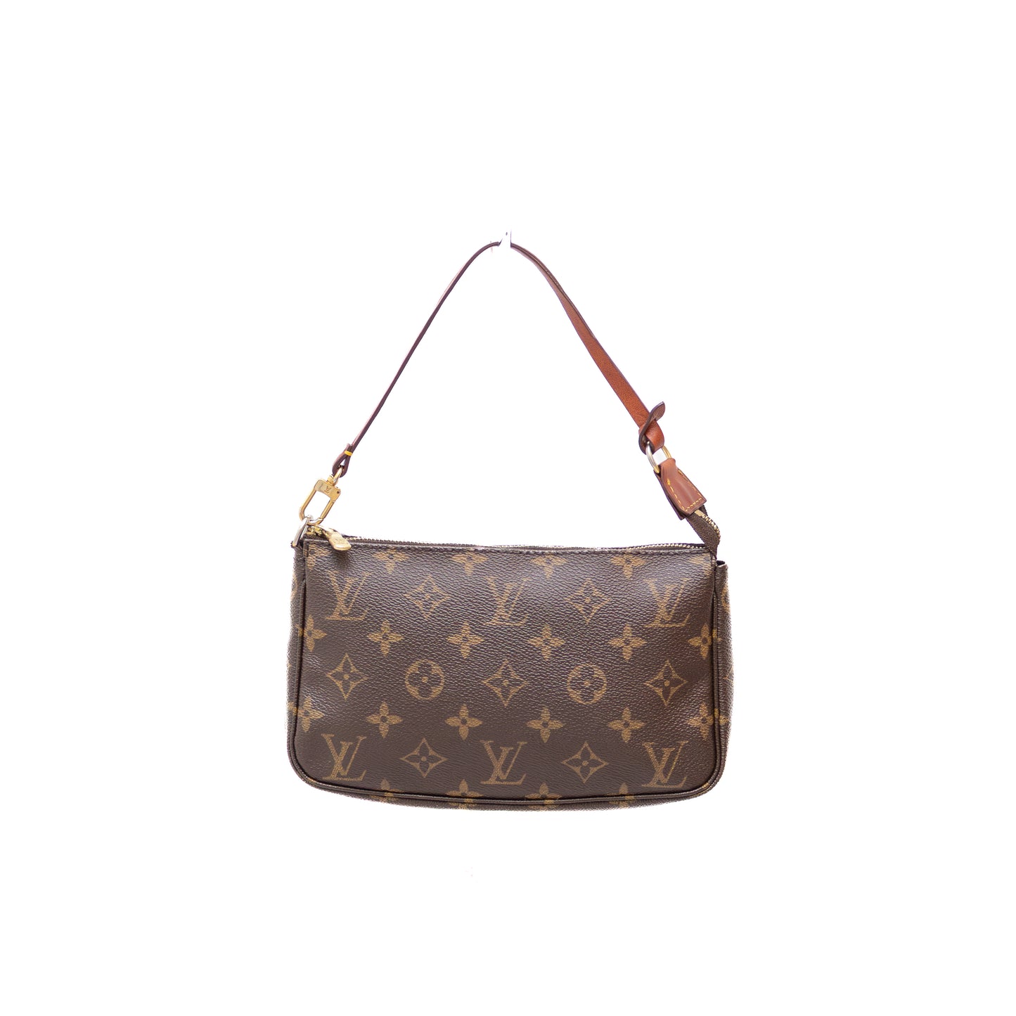 Authentic Louis Vuitton Monogram Pochette  Shoulder Bag – SD0095 – Made in USA
