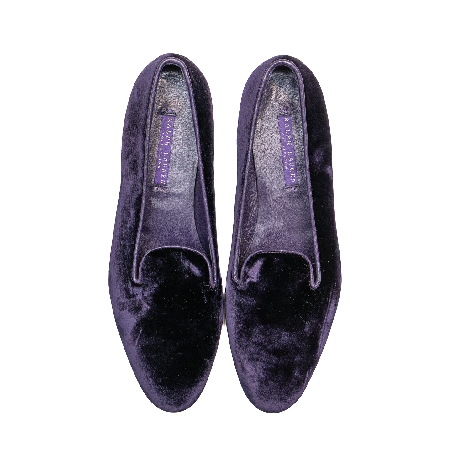Ralph Lauren Purple Label Women’s Velvet Loafers | Size 8.5 B US