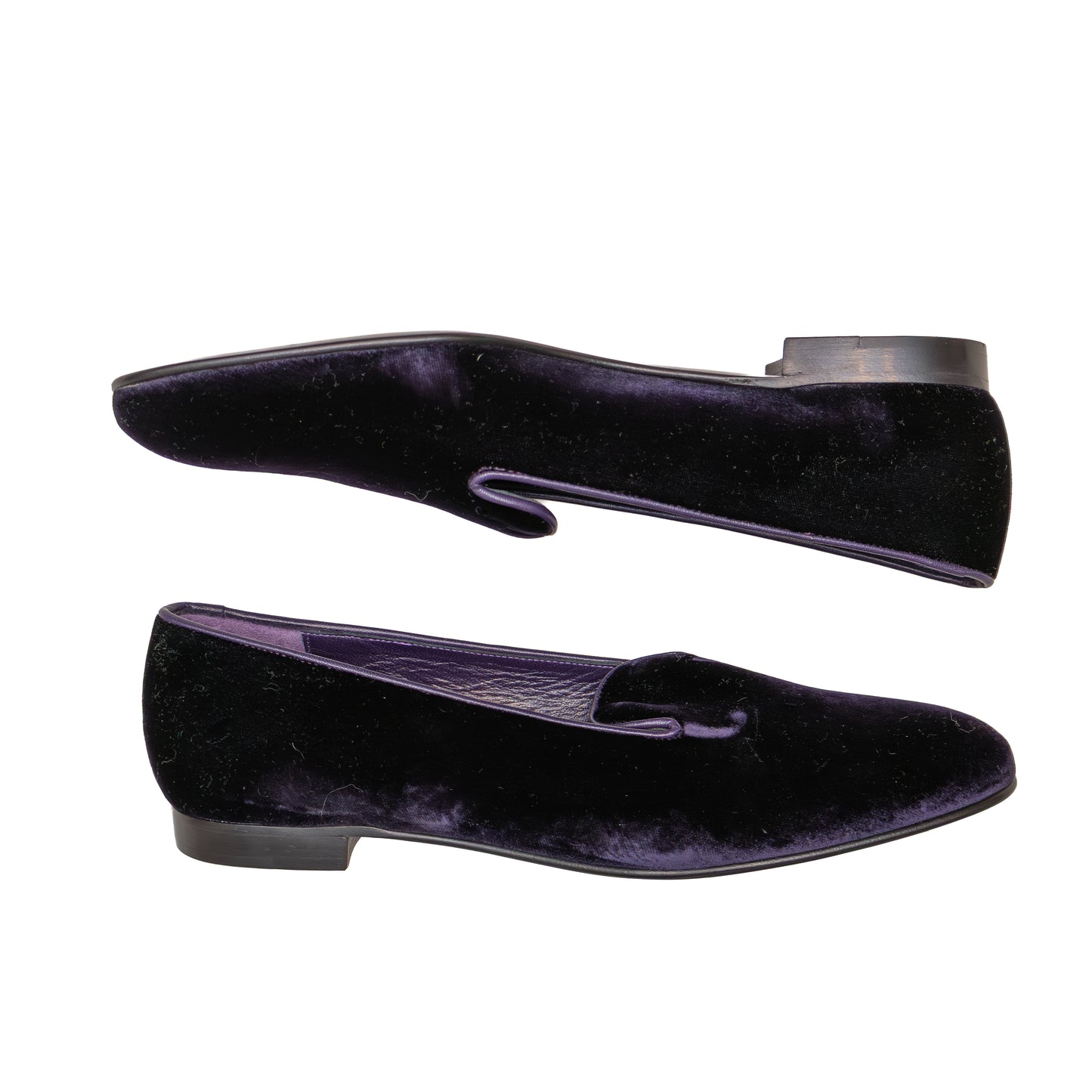 Ralph Lauren Purple Label Women’s Velvet Loafers | Size 8.5 B US