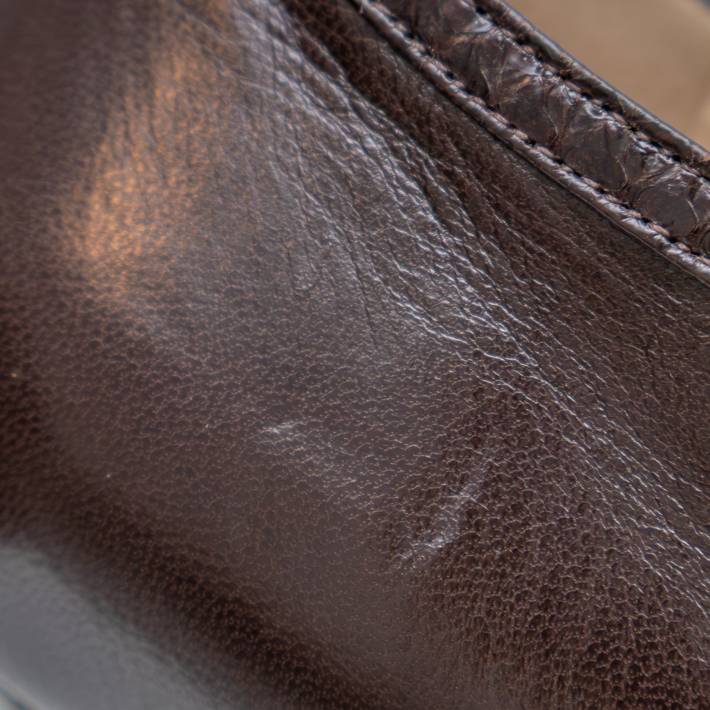 Oscar de la Renta Brown Leather Peep Toe Zip Back Heels - Size EU 39 - US 8.5 - 9