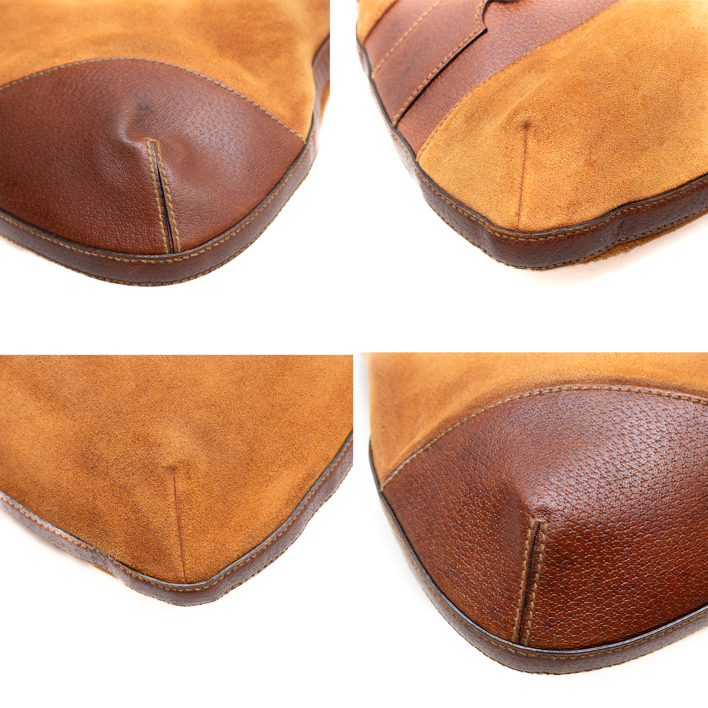 Gucci Brown Suede & Leather Horsebit Hasler Hobo Shoulder Bag