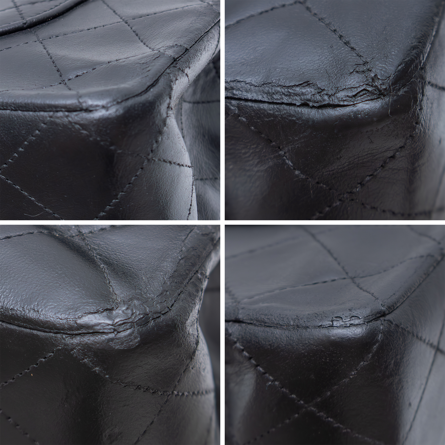 Vintage Chanel Classic Double Flap Bag – Black Lambskin – 24K Gold Plated Hardware – Circa 1986–1988