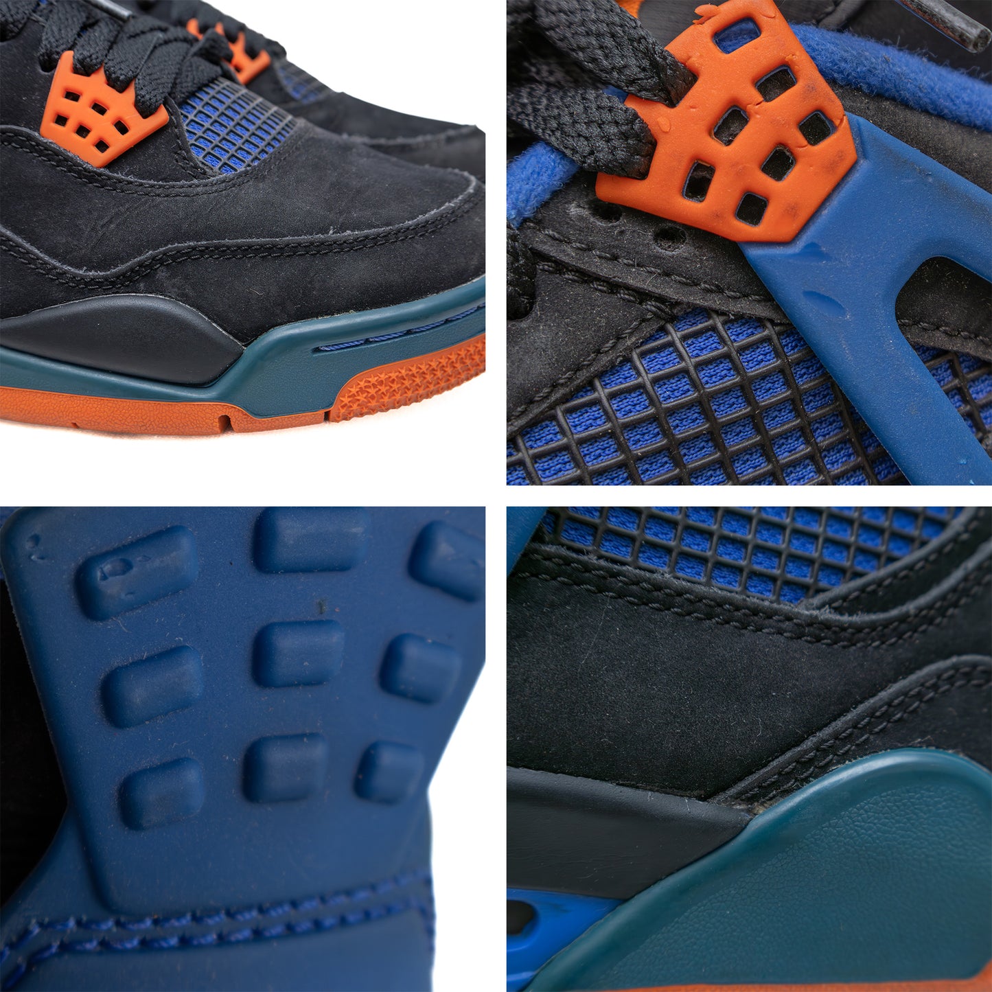 Nike Air Jordan 4 Retro “Cavs” 2012 - Black/Orange/Blue - Size US 8 / UK 7 / EU 41 / 26cm